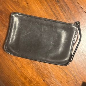 Vintage Coach black clutch